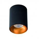 Valgusti lagi Kanlux Riti 27571, GU10, 1 x 25 W, must v./kollane v.