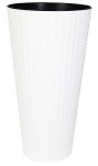 Lillepott Prosperplast, plastik, &Oslash; 30 cm, valge v.