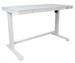 Kirjutuslaud reguleeritava k&otilde;rgusega Home4you Ergo 18695, 120 cm x 60 cm, 121 cm, valge v.