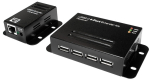Dock jaam Logilink UA0252, RJ-45/4 x USB, must v.