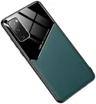 Telefoni &uuml;mbris Mocco Lens Leather Back Case, must v./roheline v., Apple