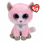 Pehme m&auml;nguasi TY Beanie Boos Fiona, roosa v., 15 cm