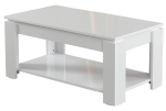 Kohvilaud Kalune Design Shelf, valge v., 104 cm x 56 cm x 47 cm