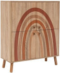 Kapp Kalune Design Multi Purpose Iris, eriv&auml;rviline/sonoma tamm v., 36 cm x 95 cm x 111 cm