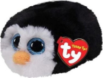 Pehme m&auml;nguasi TY Waddles Penguin, valge v./must v., 10 cm