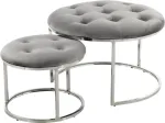 Tumba Kayoom Myla RARSZ-GRY, h&otilde;be v./hall v., 60 cm x 60 cm x 41 cm