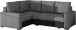 Nurgadiivan Corona Sawana 21, Soft 11, must v./hall v., vasak, 162 x 235 cm x 90 cm