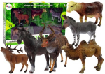 Komplekt Lean Toys Forest And Farm Animals 12280, 12 cm, 6 tk, mitmev&auml;rviline