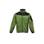 Džemper Sara Workwear Comfort, must v./roheline v., 2XL suurus