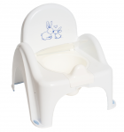 Laste WC pott Tega Chair Bunny, valge, 23 cm x 38 cm x 25 cm