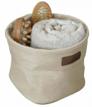 Hoiukorv, esemete hoidmiseks Ordinett Ego, beež v., 18 x 18 x 14 cm