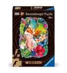 Puidust pusle Ravensburger Beautiful Birds, 25 cm x 20 cm, 300 tk