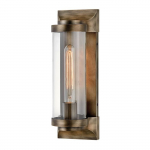 &Otilde;ue seinavalgusti Quintiesse Pearson, 60W, E27, IP44, pronks v., 11.5 cm x 35.6 cm