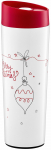 Termostass Ambition Line Art Christmas Bauble, 0.340 l, valge v./punane v.