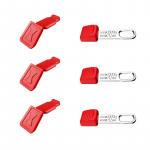 Hoidik, t&ouml;&ouml;riistaklambrid Knipex TetheredTool Clips + ColorCode Clips, 12.2 cm x 0.5 cm x 1 cm, 6 tk