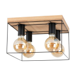 Valgusti lagi Spot-Light Gretter, E27, 4 x 60 W, pruun v.