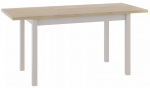 Laud pikendatav Adam 125, valge v./pruunikas v., 90 - 125 cm x 65 cm x 75 cm