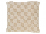 Dekoratiivne padi Chess, kreemjasvalge, 45 cm x 45 cm