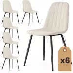 Toolide komplekt Akord Lumo, matt, beež v., 43.5 cm x 45.5 cm x 87 cm, 6 tk