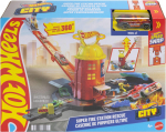 Autorada Mattel Hot Wheels City Super Fire Station Rescue JHL95, mitmev&auml;rviline