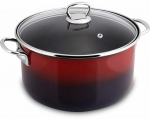 Pott Lamart Email LT1184, 24 cm, 5.5 l, must v.