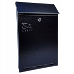 Postkast C-4, must v., 24.5 cm x 6.5 cm x 38.5 cm