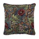 Dekoratiivne padi Home4you Holly Twisting Leaves, pruun v./punane v./roheline v., 45 cm x 45 cm