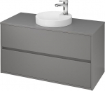 Valamualune vannitoa kapp Cersanit Crea, hall v., 45 cm x 99.4 cm x 53 cm