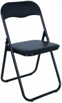 Klienditool Home4you Caterina 20714, matt, must v., 48 cm x 44 cm x 80 cm