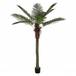 Kunsttaim potis, palm, pruun v./roheline v., 200 cm