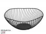 Puu- ja juurviljakorv Kitchen&GO, metall, 25.5 cm x 25.5 cm