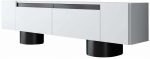 TV-kapp Kalune Design Bohem, valge v./must v., 30 cm x 180 cm x 50 cm