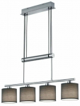 Valgusti lagi Trio Garda, E14, 4 x 28 W, hall v.