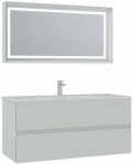 Vannitoa m&ouml;&ouml;bli komplekt Kalune Design Nest 121 v2-554, matt ka&scaron;miir v., 51 cm x 121 cm x 55 cm