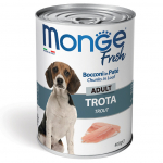 M&auml;rg koeratoit Monge Chunks in Loaf Adult, forell, 0.4 kg