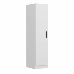 Riidekapp Kalune Design Minar Kale, valge v., 45 cm x 52 cm x 190 cm