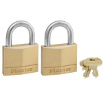 Riputatav ukselukk Masterlock 150EURT, kuldne v., 50 mm, 2 tk