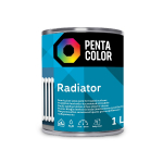Radiaatori v&auml;rv, universaalsed Pentacolor Radiator, valge, 1 l
