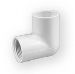 Torup&otilde;lv Nibco PVC 407-005, 90 &deg;, 1/2 tolli - v&auml;liskeere/1/2 tolli - Seestpoolt liimitav, pol&uuml;vin&uuml;&uuml;lkloriid (pvc)