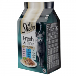 Kassi m&auml;rgtoit Sheba Mini Pouch, kalaliha, 0.05 kg, 6 tk