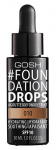 Vedel jumestuskreem Gosh Drops, 10 tan, 30 ml