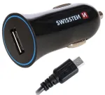 Auto laadija Swissten, Micro USB/USB, must v.