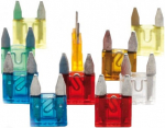 Pingemuundur Bottari B30113 Small Fuse Set 10pcs, mitmev&auml;rviline, 12 V, 10 tk