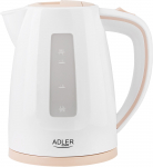 Elektriline veekeetja Adler AD 1264, 1.7 l, valge v.