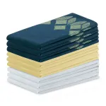 K&ouml;&ouml;gir&auml;tikute komplekt Restilo Letty Mix Stamp, kollane v./s&uuml;gavsinine v./helesinine v., 70 cm x 50 cm, 9 tk
