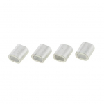 Trossiklamber Haushalt DIN3093, alumiinium, &Oslash; 0.3 cm, 4 tk