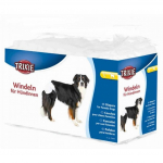 Koerte m&auml;hkmed Trixie for Female Dogs 23635, L, 12 tk valge v.