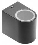 &Otilde;ue seinavalgusti GTV Tiago, 35W, GU10, IP54, must, 6.8 cm x 8.1 cm