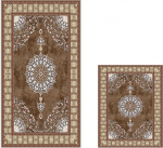 Vannitoamattide komplekt Foutastic 510615, beež, 150 cm x 60 cm