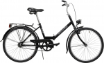 Jalgratas kokkuklapitavad Azimut Fold, 24 ", must v.